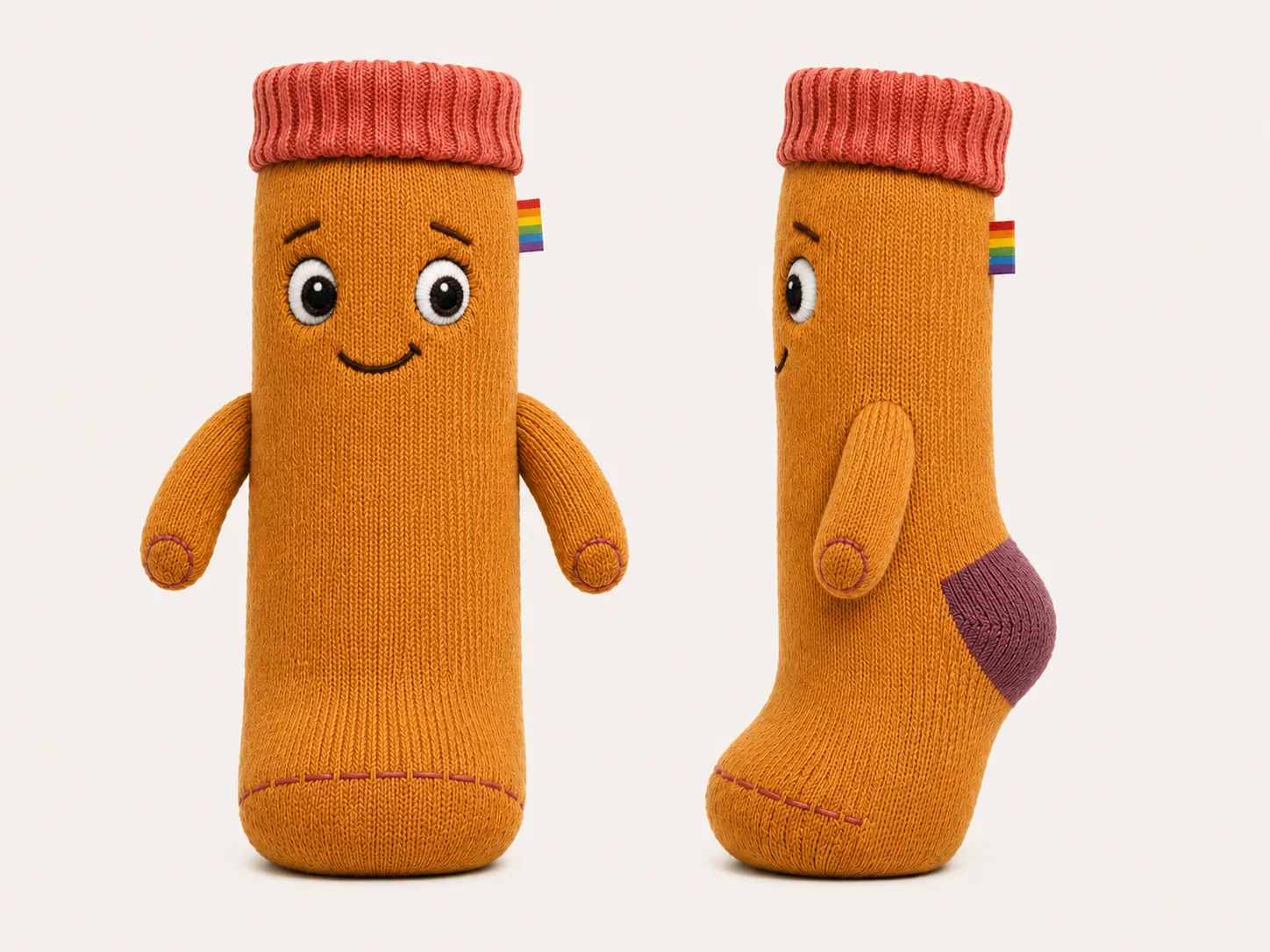 Leftie, One of two left socks who love each other — and stand openly in their happiness.